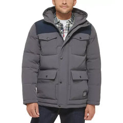 Levi’s® Men's Quilted Four Pocket Parka Hoody Jacket
