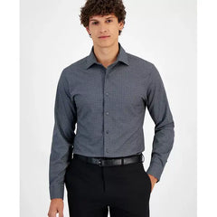 Alfani Men's Slim-Fit 4-Way Stretch Medallion Dress Shirt
