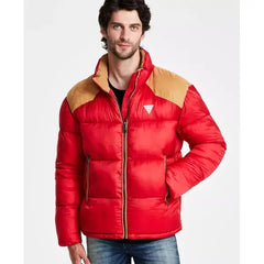 Men's Larry Fabric Block Puffer Jacket