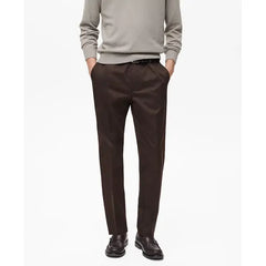 MANGO Men's Slim-Fit Chino Trousers