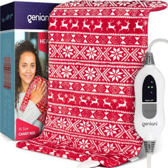 Geniani XL Electric Heating Pad 12"×24", Heat Pad for Neck, Shoulders and Muscle Pain with Auto Shut off