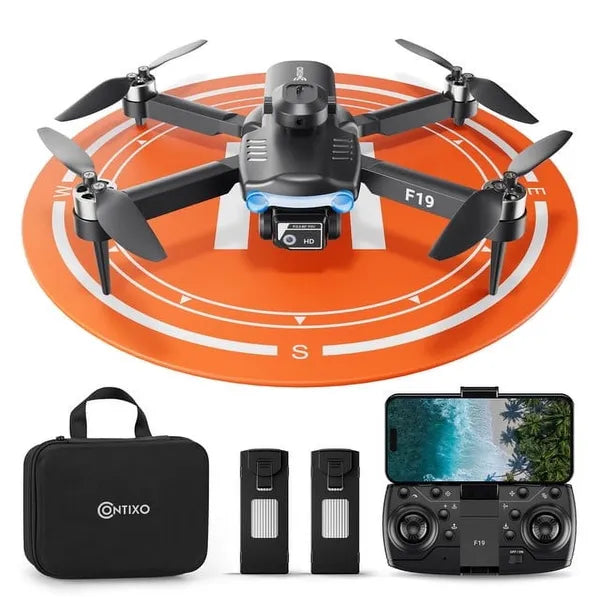 Contixo Foldable 1080P HD Camera Drone for Kids Beginners, FPV