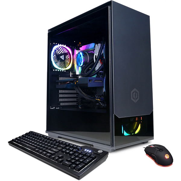 CyberPower PC Desktop Gamer Supreme SLC (Intel Core i7, 16GB DDR4 - 500GB SSD) (SLC6000SAM) 1TB - Black