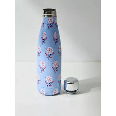 Floral Print Steel Water Bottle