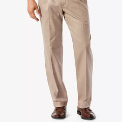 Dockers Men's Big & Tall Easy Classic Pleated Fit Khaki Stretch Pant