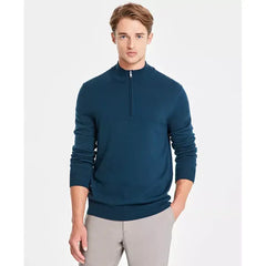 Men's Long-Sleeve Half-Zip Merino Sweater