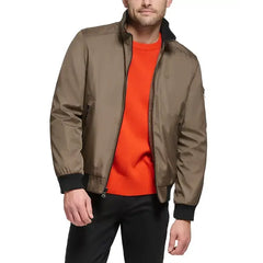 Men's Classic Zip-Front Ripstop Bomber Jacket