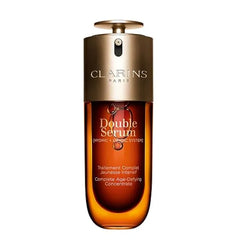 Clarins DOUBLE SERUM Anti Aging Face Serum Visibly Firms, Smoothes, Boosts Radiance, and Refines Pores 24H Hydration All Skin Types