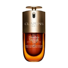 Clarins DOUBLE SERUM Anti Aging Face Serum Visibly Firms, Smoothes, Boosts Radiance, and Refines Pores 24H Hydration All Skin Types