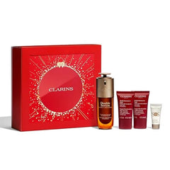Clarins DOUBLE SERUM Anti Aging Face Serum Visibly Firms, Smoothes, Boosts Radiance, and Refines Pores 24H Hydration All Skin Types