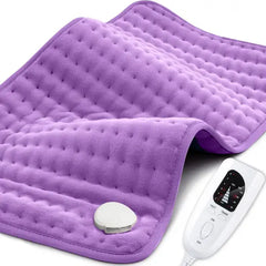 Motomate Heating Pad for Neck, Back & Shoulders - 6 Heat and Timer Settings, Soft Washable Fabric