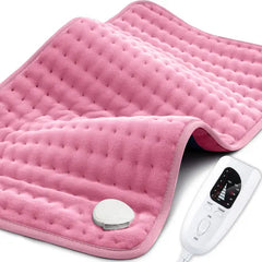 Motomate Heating Pad for Neck, Back & Shoulders - 6 Heat and Timer Settings, Soft Washable Fabric