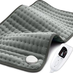 Motomate Heating Pad for Neck, Back & Shoulders - 6 Heat and Timer Settings, Soft Washable Fabric