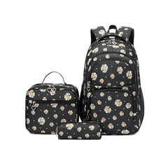 Forestfish Daisy Teen School Backpack Set with Lunch Bag β Water-Resistant, Lightweight, Large Capacity