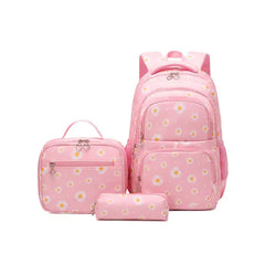 Forestfish Daisy Teen School Backpack Set with Lunch Bag β Water-Resistant, Lightweight, Large Capacity