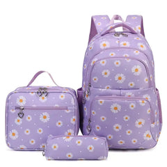 Forestfish Daisy Teen School Backpack Set with Lunch Bag β Water-Resistant, Lightweight, Large Capacity