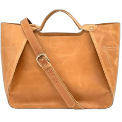 The Tannery Genuine Full Grain Leather Shoulder Tote Bag for Women , Elegant ladies Purse Satchel