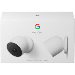 Google Nest Cam Indoor / Outdoor 2-Pack (BATTERY) (GA01894-US) Snow