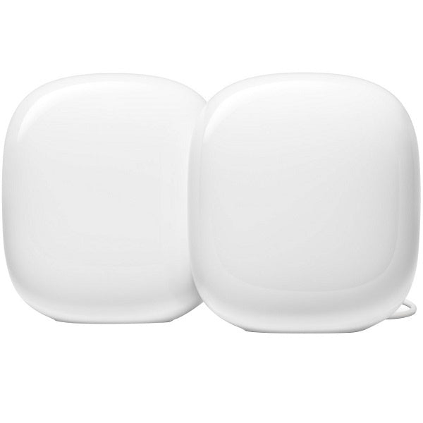 Google Nest Wi-Fi Pro 6E Router (2 Pack) (GA03689-US) - Snow