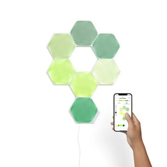 Nanoleaf Shapes Hexagons Smarter Kit (7 Panels) - Multicolor