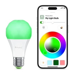Nanoleaf Essentials A19 Smart LED Bulb Thread & Matter Compatible (3 Pack) - Multicolor