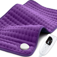 Motomate Heating Pad for Neck, Back & Shoulders - 6 Heat and Timer Settings, Soft Washable Fabric