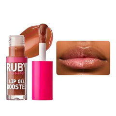 Ruby Kisses Lip Oil Booster, Hydrating Lip Gloss with Nourishing Natural Oil Blend, Jumbo Wand for Easy Application, Non-Sticky Formula