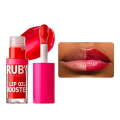 Ruby Kisses Lip Oil Booster, Hydrating Lip Gloss with Nourishing Natural Oil Blend, Jumbo Wand for Easy Application, Non-Sticky Formula