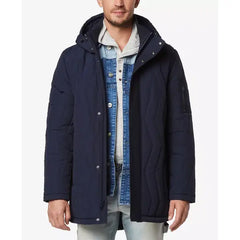 Men's Foley Zig-Zag Quilt Hooded Parka
