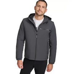 Men's Infinite Stretch Water-Resistant Hooded Jacket