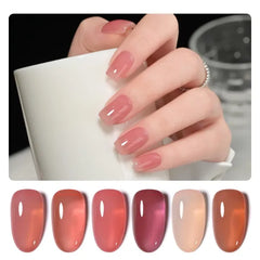 GAOY 6-Color Soak-Off UV Gel Nail Polish Sets