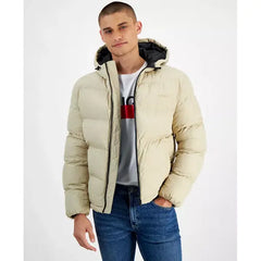 Men's Beazly2436 Slim-Fit Quilted Full-Zip Hooded Puffer Jacket
