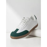 Colourblock | Shoes with Lace-Up Closure - Green