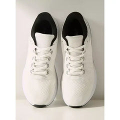 Textured | Sports Shoes with Lace-Up Closure - White