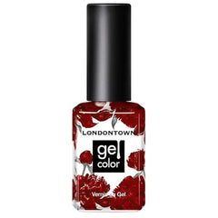 LONDONTOWN UV/LED Gel Nail Polish Long Lasting, Chip Resistant High Shine Color Glossy Shimmery Red Orange