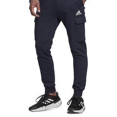 Adidas Men's Essentials Regular Tapered-Fit Fleece Cargo Jogger