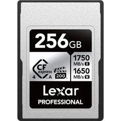 Lexar Professional Silver CFexpress 256GB Memory Card 1750MB/s - (LCAEXS4256G-RNENU)