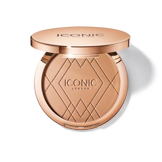 ICONIC LONDON Ultimate Bronzing Powder | Silky Powder, Flawless Matte Finish Bronzer Cruelty-Free, Vegan Makeup, 0.59 oz
