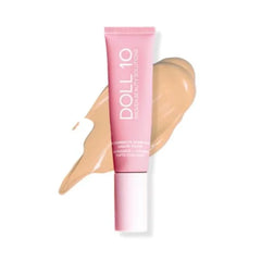 DOLL 10 TCE Liquid Filter – CC Cream - Liquid Foundation - Lightweight Tinted Moisturizer & Skin Tint - Blurs Pores & Fine Lines - Vegan - Clean Makeup