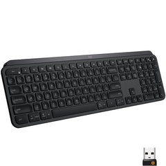 Logitech MX Keys Advanced Full-size Wireless Keyboard (920-009295) - Black