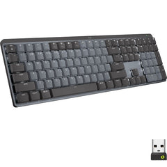 Logitech MX Mechanical Tactile Quiet Wireless Keyboard (920-010547) - Graphite