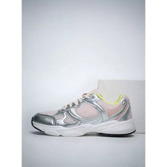 Panelled Sneakers with Lace-Up Closure Multicolour