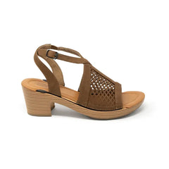 Solely Jane Malibu Heel with Brown Base Option