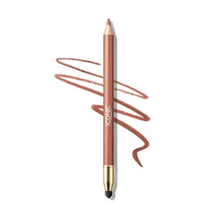 ICONIC LONDON Fuller Pout Sculpting Lip Liner | Blendable, Dual Ended Lip Liner with Creamy Colour and Lip Sponge for Buffing, Cruelty-Free, Vegan Makeup, 0.036 Oz