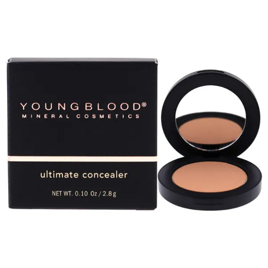 Youngblood Clean Luxury Cosmetics Ultimate Concealer| Conceals Under Eye Dark Circles Full Coverage Brightening Non-Creasing Coverage for Discoloration and Spots | Vegan, Cruelty Free - 0.1 Ounce (Pack of 1)