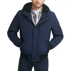 Men's Soft Shell Sherpa Lined Hooded Jacket