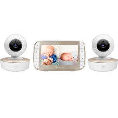 Motorola Baby Monitor 5” Video Baby Monitor Two Camera Set (VM50G-2)