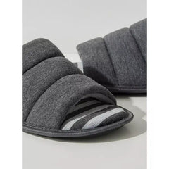 Quilted | Striped Bedroom Slides