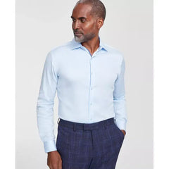 Bar III Men's Spread-Collar Sateen Dress Shirt