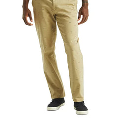 Nautica Men's Classic-Fit Golf-Print Twill Deck Pant - Twill Chino